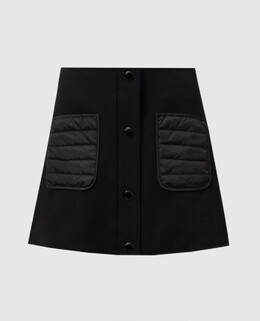 Moncler: Чорні спідниці 