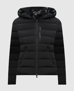 Moncler: Чёрная куртка  Herbe