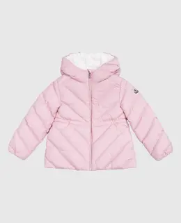 Moncler ENFANT: Розовая куртка 