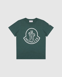 Moncler ENFANT: Футболка с принтом 
