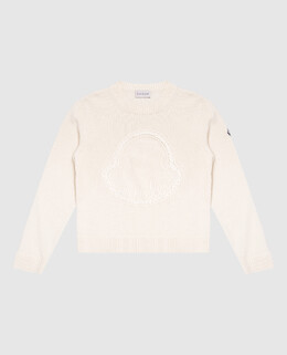 Moncler ENFANT: Білі светри 