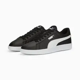 PUMA: Чёрные кеды  Smash