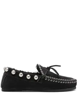 ISABEL MARANT: Чёрные лоферы 