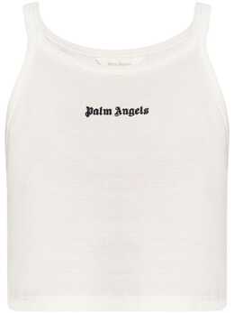 Palm Angels: Белая майка 