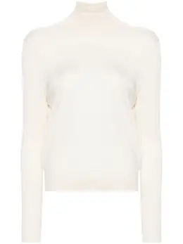 TOM FORD: Белый свитер  Logo