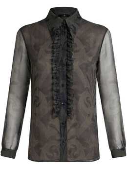 ETRO: Тёмная рубашка 