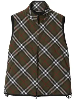 Burberry: Зелёный жилет 