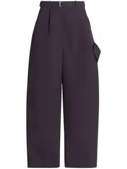 Lanvin: Фиолетовые брюки 