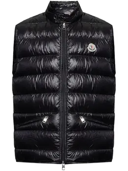 Moncler: Чёрный жилет 
