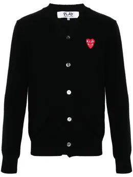 Comme Des Garçons Play: Кардиган  Heart из шерсти