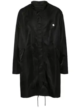 Givenchy: Чёрный пуховик 