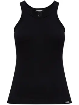 DSQUARED2: Чёрная майка  Tank