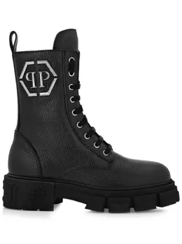 Philipp Plein: Чёрные ботинки 