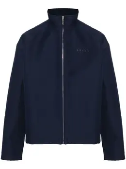 Gucci: Голубая куртка 