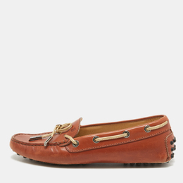 Tod's: Коричневые мокасины  Gommino