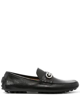 Ferragamo: Чёрные туфли  Gancini