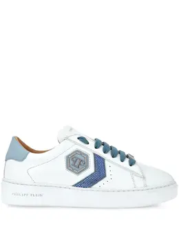 Philipp Plein: Белые кроссовки  Hexagon