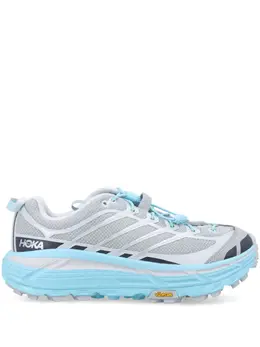 HOKA: Серебристые кроссовки 