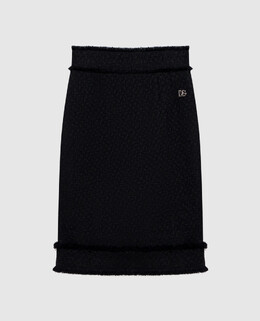 Dolce&Gabbana: Чёрная юбка  DG