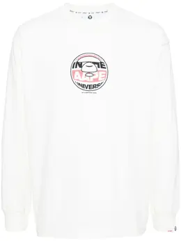 AAPE BY *A BATHING APE®: Футболка с длинным рукавом 
