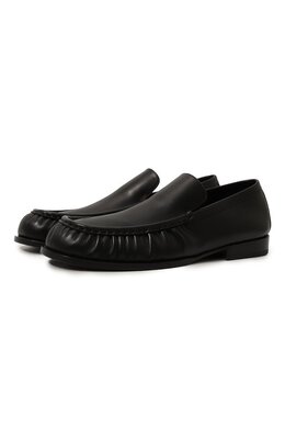 Dries Van Noten: Чёрные лоферы 