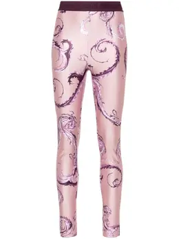 Versace Jeans Couture: Легинсы с принтом 
