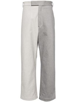 Thom Browne: Двухцветные джинсы 