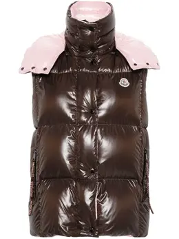 Moncler: Коричневый жилет  Luzule