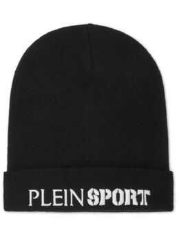 Plein Sport: Чёрная шапка 