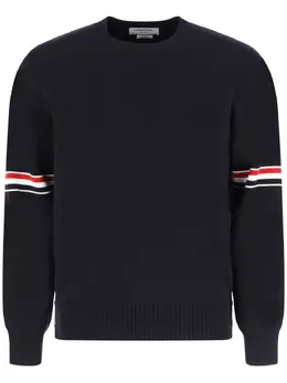 Thom Browne: Синий свитер  Milano
