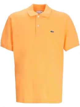 Lacoste: Оранжевое поло 