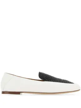 Chloé: Белые лоферы 