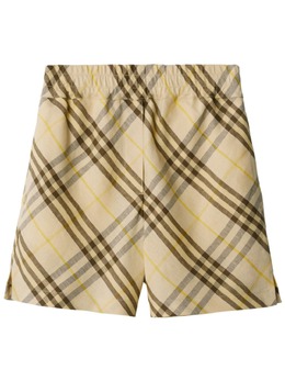 Burberry: Льняные шорты 
