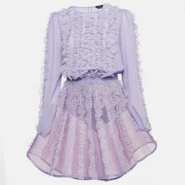 Elisabetta Franchi: Фиолетовое платье 