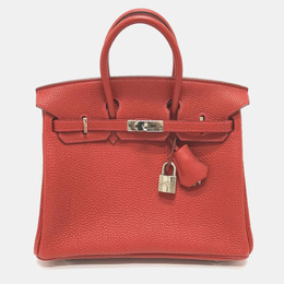 Hermes: Красная сумка  Birkin 25