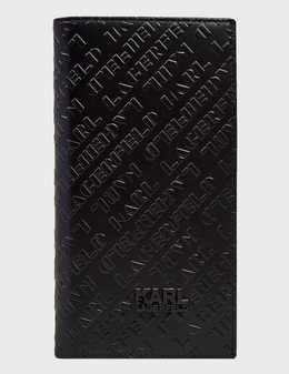 KARL LAGERFELD: Чёрный кошелёк 