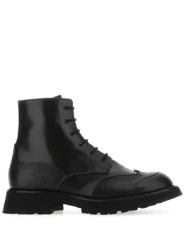 Alexander McQueen: Чёрные ботинки  Worker