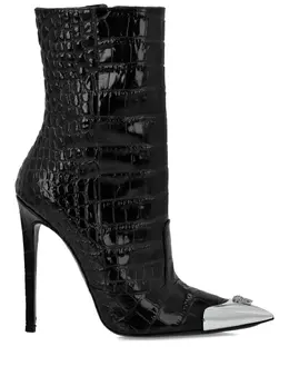 Philipp Plein: Чёрные ботинки  Skull