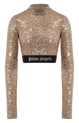 Palm Angels: Топ с пайетками 