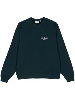 Carhartt WIP: Голубой свитшот 