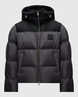 Off-White: Сірі пуховики  Arrow