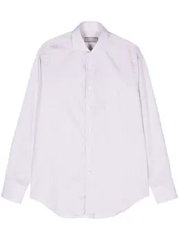 Canali: Рубашка в полоску 
