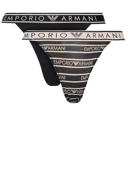 EMPORIO ARMANI: Чёрные трусы 