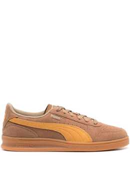 PUMA: Светлые кроссовки  Suede