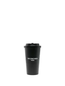 Balenciaga: Чёрный клатч 