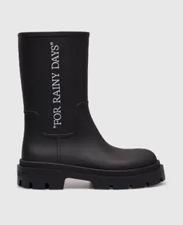 Off-White: Чорні черевики 