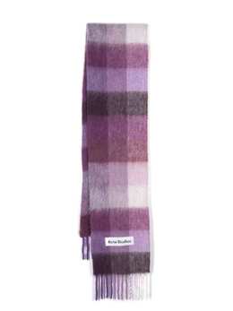 Acne Studios: Фиолетовый шарф 