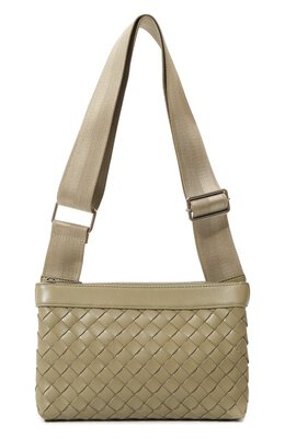 Bottega Veneta: Бежевая сумка 
