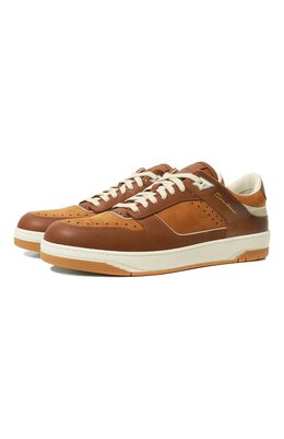 Santoni: Коричневые кеды 