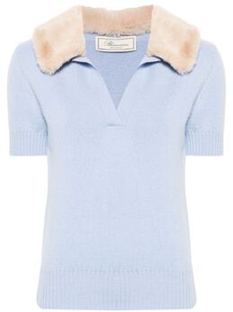 Blumarine: Поло из искусственного меха 